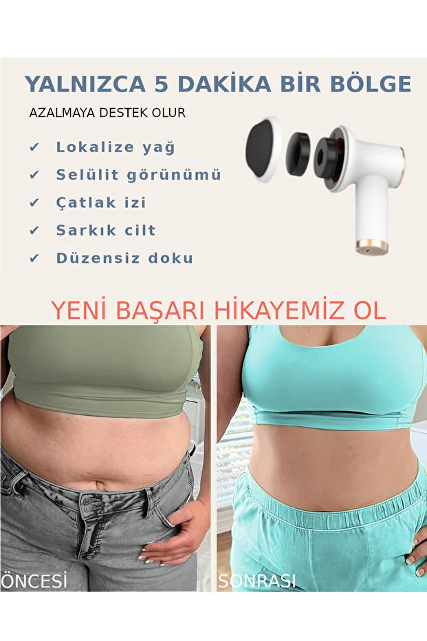 Volarion Pro Portatif G5 Tip Elektrikli Masaj Aleti Titreşimli Boyun Bel Sırt Bacak Selülit Cİhazı